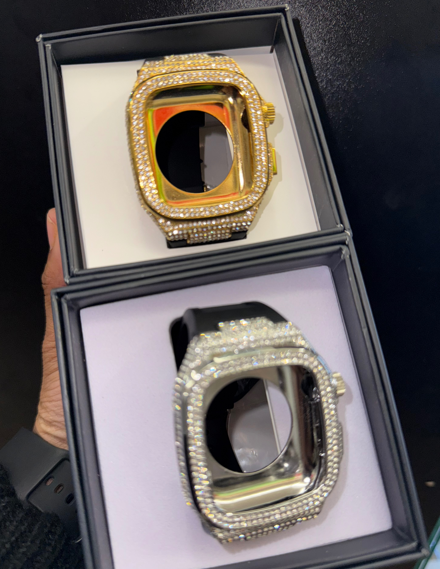 Apple Watch diamond mod kit